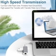 thumbnail image 3 of OULII Ethernet Adapter USB C with 1000Mbps Network Connection Grey for Home Office 1Set, 3 of 8