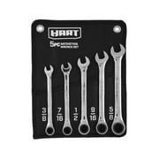Hart 5pc Ratcheting Wrench Set SAE