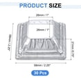 thumbnail image 2 of 30Pack Post Base Cover, 2.25x2.25 Metal One-Piece Post Skirt Porch Column Wrap(1x1), 2 of 6