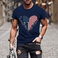 thumbnail image 1 of Tops para hombre, blusas y camisas de manga corta con cuello redondo para hombre, jersey informal de moda con estampado de cuello redondo para hombre, pantalones cortos deportivos para fitness, blusa, 1 of 5