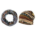 thumbnail image 1 of 2PCS Écharpe de Chimio Cancer Baggy Slouchy pour Femmes pour, 1 of 9