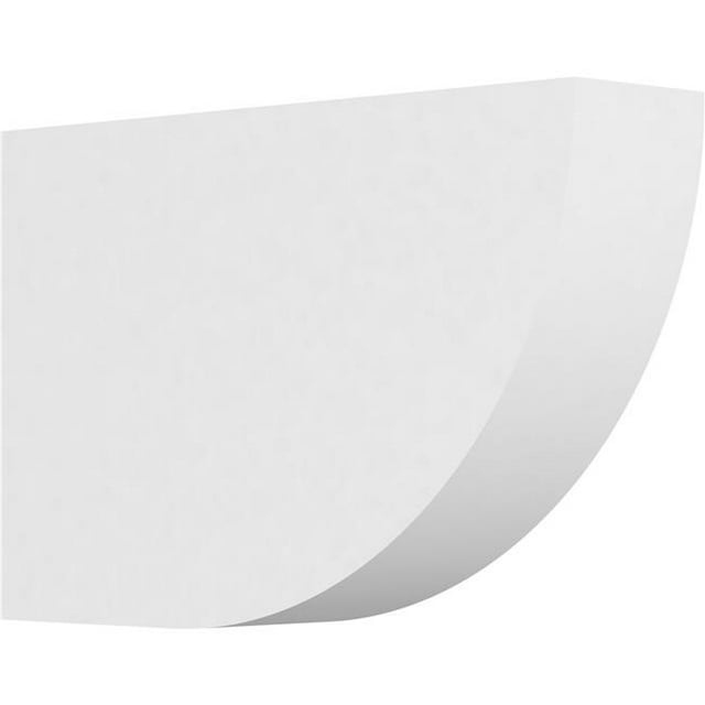 Ekena Millwork RFTP03X08X12DUR 8 x 3 x 12 Pouces Standard Durham Architecture Grade Queue de Chevron PVC