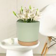thumbnail image 6 of Plant Pots Circular Large Flowerpot Plastic Indoor Plant Succulents Planter with Drainage Potted Home Decoration, 6 of 8