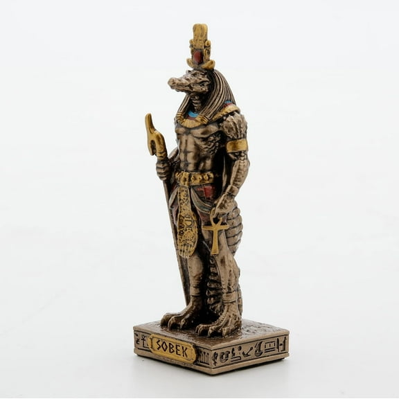 Veronese Design Sobek The God of Nile, 3 3/8 Inches