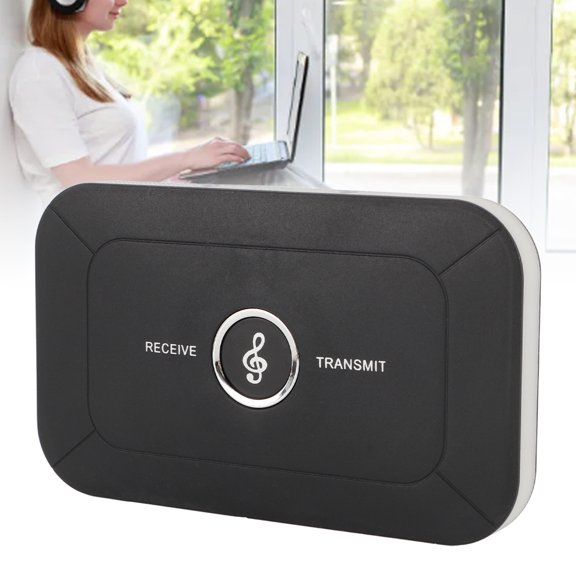 Receptor Transmisor , Receptor Transmisor Inalámbrico HiFi Interfaz De 3,5 Mm 2 En 1 600 MAh Bajo Consumo De Energía AEC Para Computadoras Portátiles