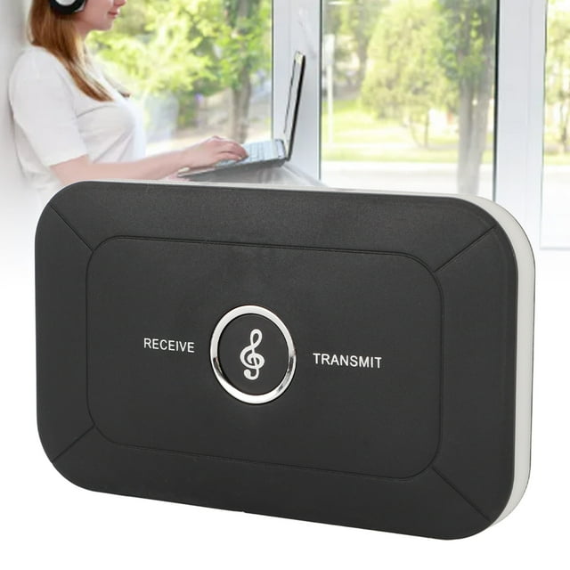 Receptor Transmisor , Receptor Transmisor Inalámbrico HiFi Interfaz De 3,5 Mm 2 En 1 600 MAh Bajo Consumo De Energía AEC Para Computadoras Portátiles