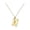 Gold, variant on Locket Necklace Envelope Necklaces with Secret Message for Women Stainless Steel Gold Rose Gold Plated Memorial Gift for Wife Love