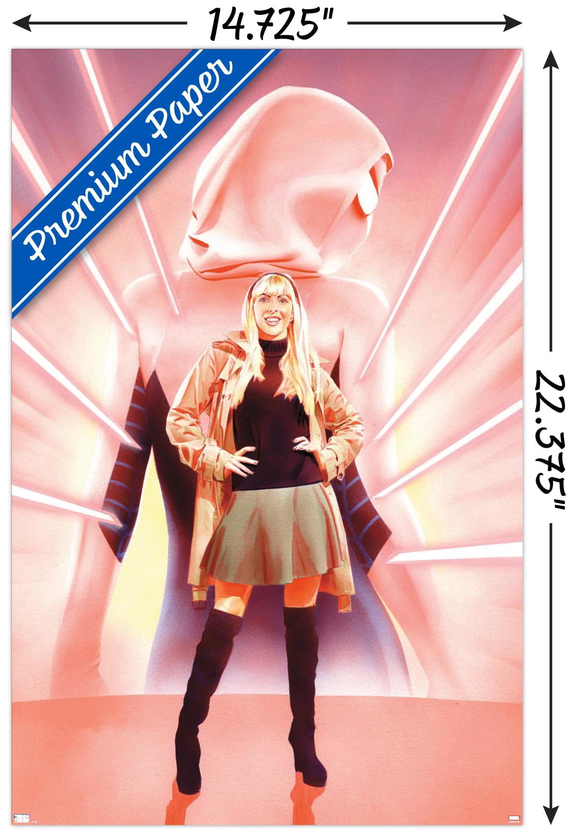 Marvel Comics - Gwen Stacy - Spider-Gwen: Ghost-Spider #1 Wall Poster, 14.725" x 22.375"