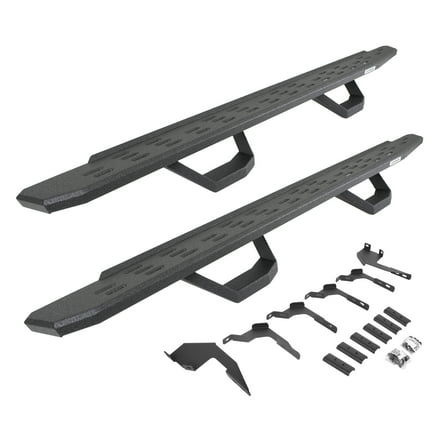 Go Rhino 6963688020T RB30 Running Boards with Mounting Brackets, 2 Pairs Drop Steps Kit For Ford 19-24 Ranger (Crew Cab Pickup)