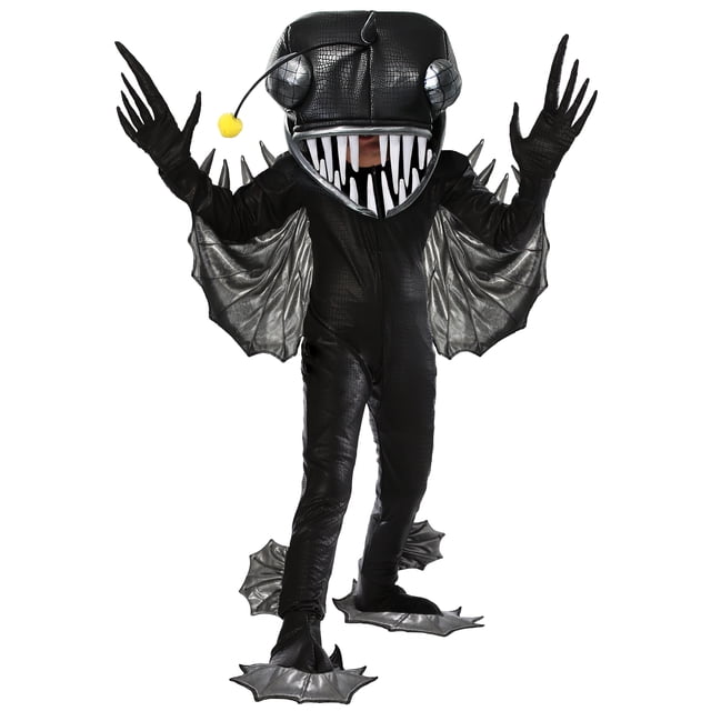 Costume de Poisson Angler Fish pour Enfant, Costume de Poisson Monstre pour Enfants