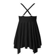 thumbnail image 3 of Pregnant Woman Two Piece Set Solid Color Strap Maternity Swimsuit Skirt Sporty Swimwear L, 3 of 6