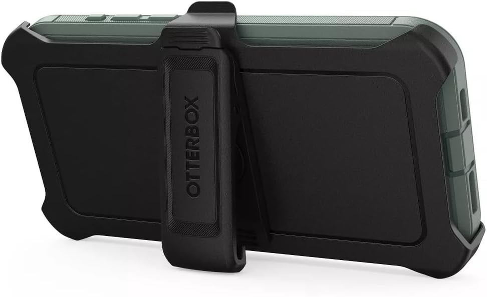 OtterBox iPhone 15 Pro Max (Only) - Defender Series Pro Case - Forest Ranger (Green) - Screenless - Rugged & Durable - with Port Protection - Holster Clip Includes