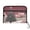 Pink Christmas Trees and Houses, variant on Accordion File Organizer with Zip Closure 13 Pockets Expanding File Folder Letter A4 Paper Document Organizer for Home Office Watercolor Snowman and Red Barn