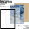 thumbnail image 2 of 5x9 Picture Frame Set of 3, Black Frame for 5 x 9 Inch Picture Poster Photo, Light Weight and High Transparent 5 by 9 Frame for Wall - 3 Pack/Black/5"x9", 2 of 6