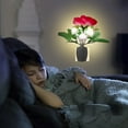 thumbnail image 7 of TaTaai 4Pcs Plug-in Night Light, LED Mushroom Night Light Wall Based Flower Lamp Energy Efficient Nightlight for Room, Bedroom, Lounge, Hallway and Stairs, 7 of 7