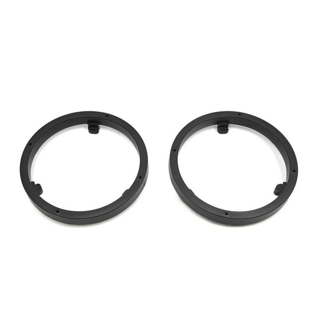 2pcs 6,5" Pulgadas Casquillo Espaciador Adaptador de Altavoz para Coche-Mitsu Plástico Negro