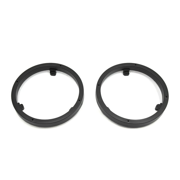 2pcs 6,5" Pulgadas Casquillo Espaciador Adaptador de Altavoz para Coche-Mitsu Plástico Negro