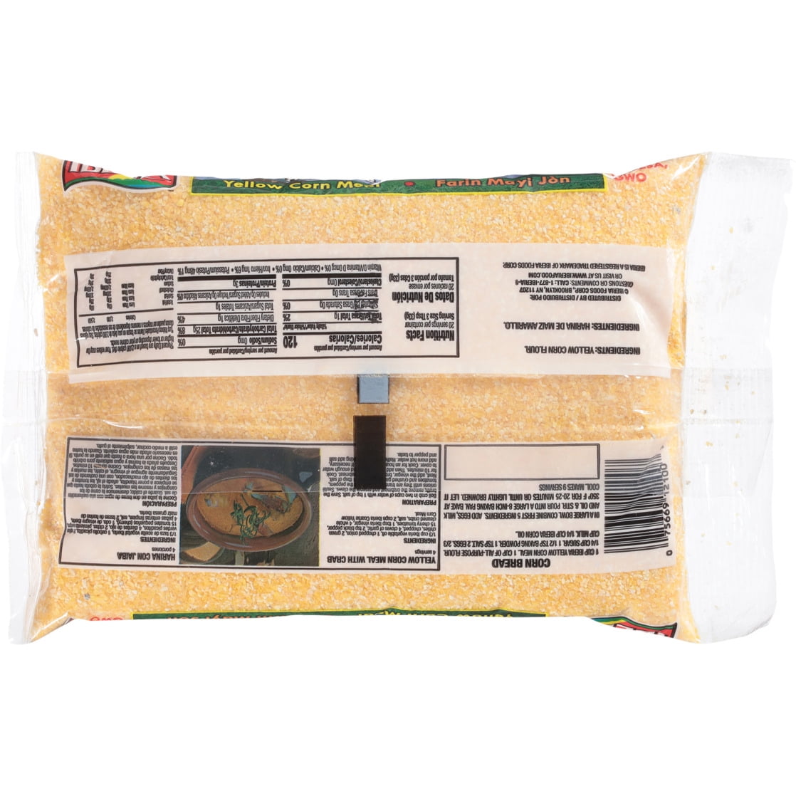 (4 pack) Iberia Coarse Yellow Corn Meal, 24 oz