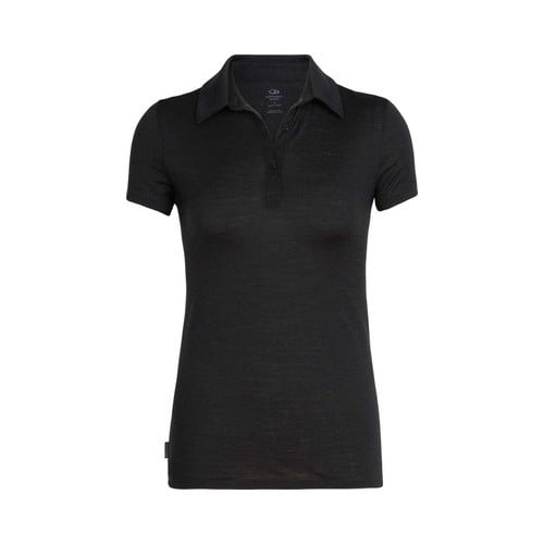 womens black polo shirt walmart