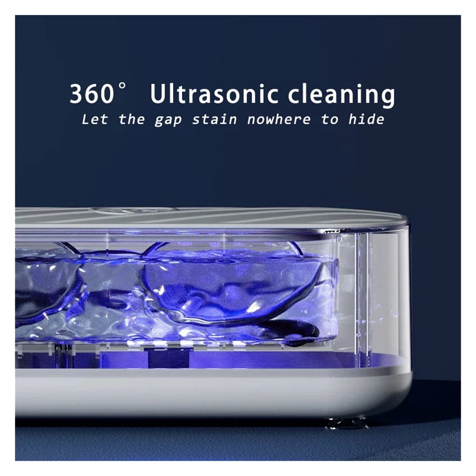 45000H Ultrasonic Cleaner Pro Deep Clean Jewelry Glasses Watches USB-C Rechargeable Portable Design For Home Travel Use