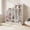 White, variant on Danolapsi 5-Section Classroom Coat Locker with 9 Cubbies, Daycare Cubby Storage Organizer with 10 Hooks for Home, School, Nursery, Kindergarten