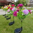 thumbnail image 4 of Luz Solar de Jardín Toystoory Acero Inoxidable Rosa Rojo Iluminación y Accesorios, 4 of 6