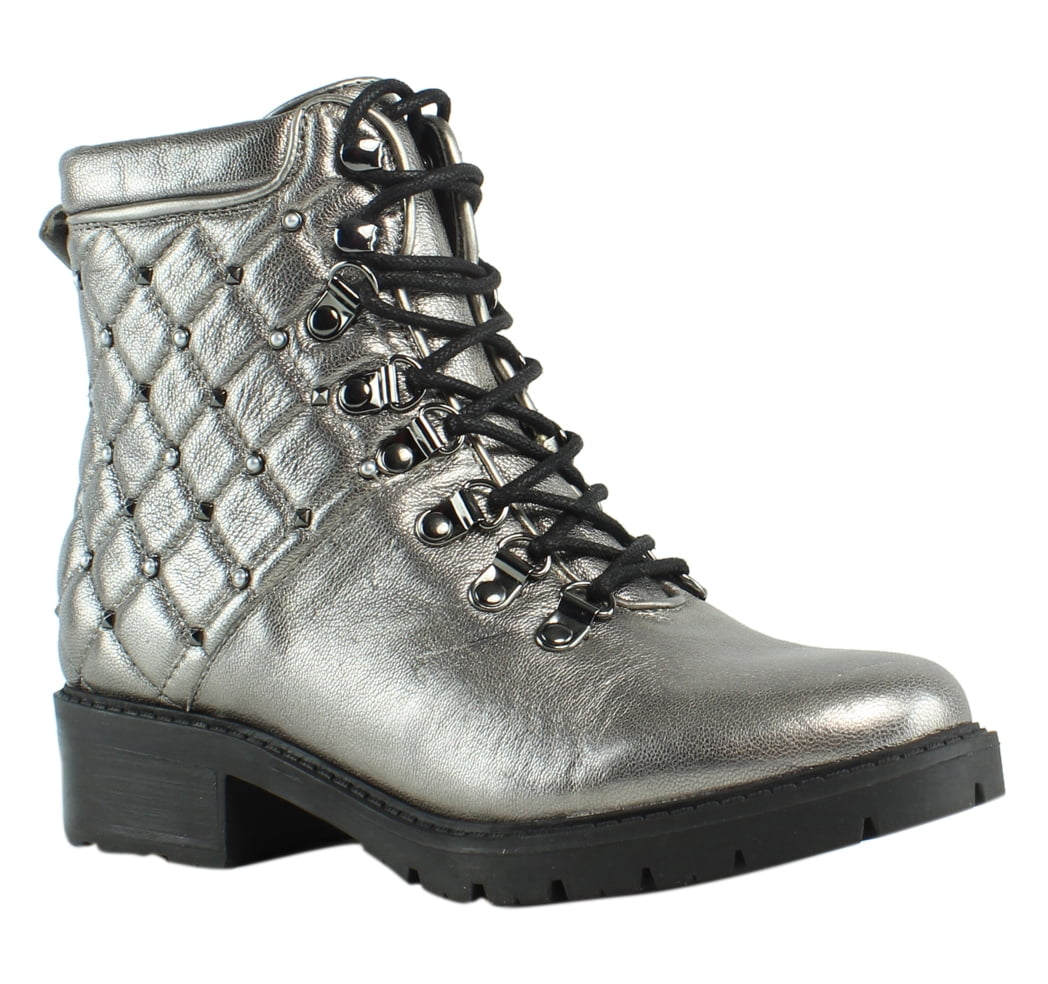 womens black combat boots walmart