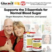 Glucocil 30-Day Supply 120CT – Premium Blood Sugar Support – 2+ Million Sold – Since 2008