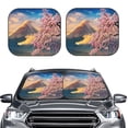 thumbnail image 2 of Haiem Cherry Blossoms Car Windshield Sun Shade (2 Pieces) Foldable Windshield Sun Shade Car Accessories for Truck SUV Pickup-Large, 2 of 7