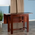 Winsome Wood Taylor Compact Drop Leaf Table with Storage, Ideal for ...