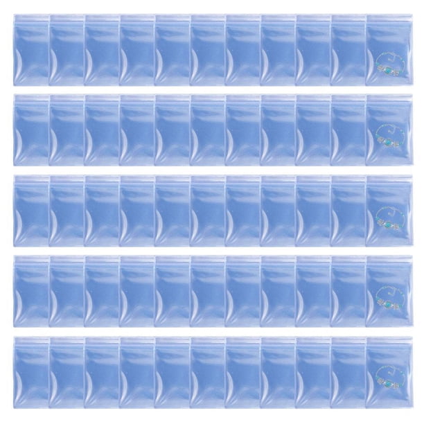 Bolsa De Almacenamiento De Joyas Que Se Puede Volver A Cerrar, Gruesa, Transparente, Azul, Bolsa Con Cremallera De Pvc, Regalos De Plástico Antioxidantes, Bolsas Con Cierre De Cremallera Para Joyería Inevent AP007346-02