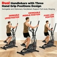 thumbnail image 6 of Winita 2-in-1 Elliptical & Exercise Bike for Home, Compact Trainer with 14 Resistance Levels, Low Impact Magnetic Cross Trainer for Seniors, Small Spaces, 6 of 11