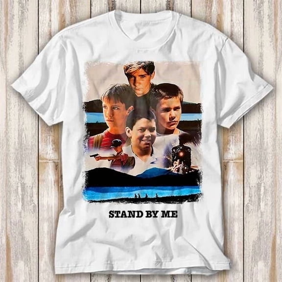 Stand By Me Poster Cult T Shirt Top Tee Unisex 4145