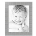 thumbnail image 2 of ArtToFrames 20" x 26" Steel Ripple Brushed Picture Frame, 20x26 inch Silver Wood Poster Frame (WOM-5269),  Pack, 2 of 7