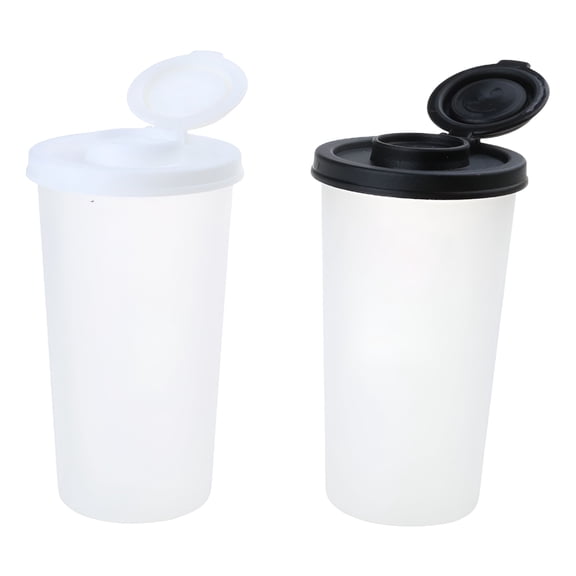 ACDANC Salt Shaker,Set of 2 Salts and Peppers Shaker Dispenser Seasoning Bottles for Picnics and Camping
