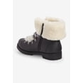 thumbnail image 5 of Comfortview Arctic Bootie Faux Fur Trim Women's Winter Snow Boots (Wide Widths Available), 5 of 6