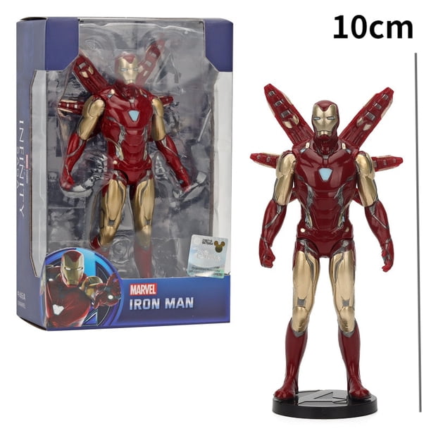 17Cm Marvel Spiderman Hulk Ironman Anime figura de acción juguete regalo de Navidad Pvc articulaciones movibles muñeca luminosa colección modelo Juguetes xuanjing unisex