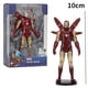 thumbnail image 1 of 17Cm Marvel Spiderman Hulk Ironman Anime figura de acción juguete regalo de Navidad Pvc articulaciones movibles muñeca luminosa colección modelo Juguetes xuanjing unisex, 1 of 2