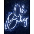 thumbnail image 2 of Handmadetneonsign Oh Baby Neon Sign, Oh Baby Led Light, Oh Baby Led Sign, Custom Oh Baby Neon Light, Wall Décor, 2 of 5