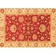 thumbnail image 1 of Ahgly Company Indoor Rectangle Oriental Orange Traditional Area Rugs, 6' x 9', 1 of 4
