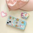 thumbnail image 4 of Estuche para teléfono con carga inalámbrica Magsafe de Hello Kitty con diseño de dibujos animados para iPhone 12, 13, 14, 15 Pro Max, soporte magnético KT, 4 of 4