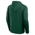 thumbnail image 3 of Men's Logo Athletic Hunter Green Milwaukee Bucks Head Start Pullover Hoodie, 3 of 3