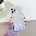 thumbnail image 2 of Compatible avec Étui iPhone, Style Laser Brillant Imprimé Léopard Zèbre Motif Animal Mignon Femmes Filles Étui Protectrice Mate pour iPhone TP MAX (Lignes Verticales), 2 of 7