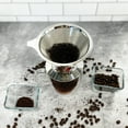 thumbnail image 4 of The London Sip Stainless Steel Coffee Dripper Pour Over Coffee Maker, Coffee Slow Brewing Accessories for Home, 1-4 Cup, 4 of 4