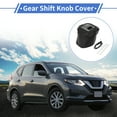 thumbnail image 2 of Unique Bargains 1 Set Gear Shift Knob Cover for Nissan Rogue 2021-2024 Anti-Slip Faux Leather Black Stick Shifting Handle Protector, 2 of 6