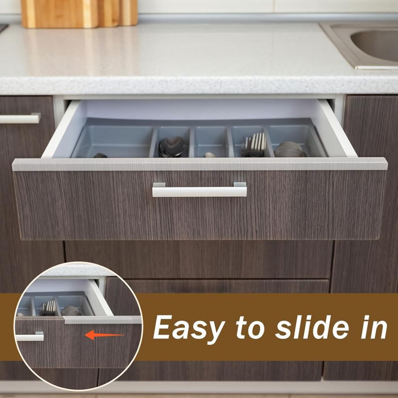Strong Clear PVC Edges Guard 45cm Adjustable Length Customizable Protector for Cabinet Corner Child Proof Protect