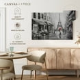 thumbnail image 4 of Elephant Stock Romance In Paris Pop Wall Art - Horizontal Canvas Wall Art - Living Room Wall Decor - City Canvas - Black And Gray Decor - 48" x 32", 4 of 4