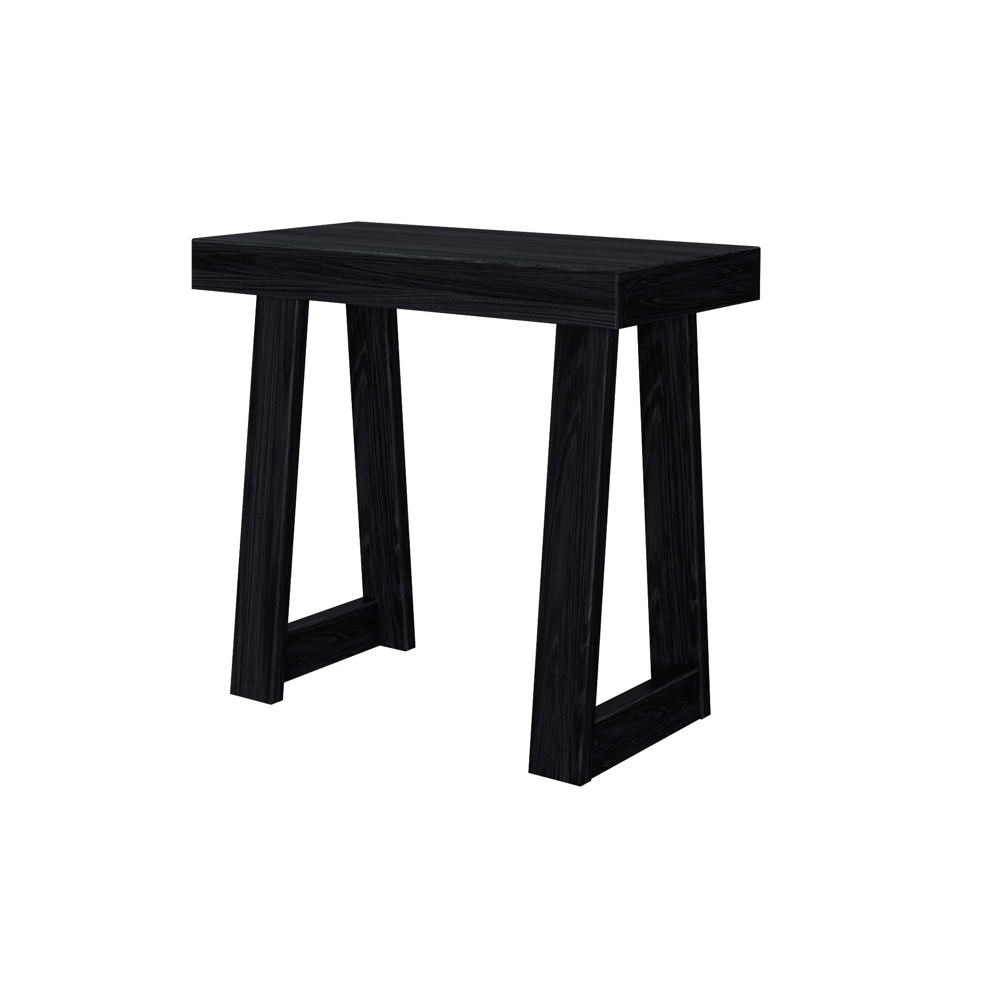 Plank+Beam Solid Wood Classic Rectangular Side Table, 25" Sofa Table for Living Room, End Table