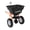 black + orange, variant on Tow-Behind Broadcast Spreader 85 LBS,Adjustable Flow Lawn Spreader with Universal Hitch & Hopper Cover,ATV UTV Lawn Tractor Pull Behind Fertilizer & Grass Seed Spreader for Yard,Farm & Winter IceMelt
