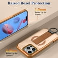 thumbnail image 2 of Stand Case for iPhone 17 with Magnetic, Military Grade Drop Protection, Slim Lightweight Frosted Shockproof Protective Cover Support Wireless Charging for iPhone 17, Khaki, 2 of 10